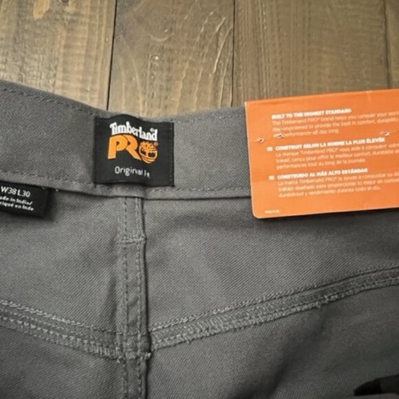 Timberland Pro Gridflex Canvas Gray Work Pants Original Fit - Picture 7 of 7